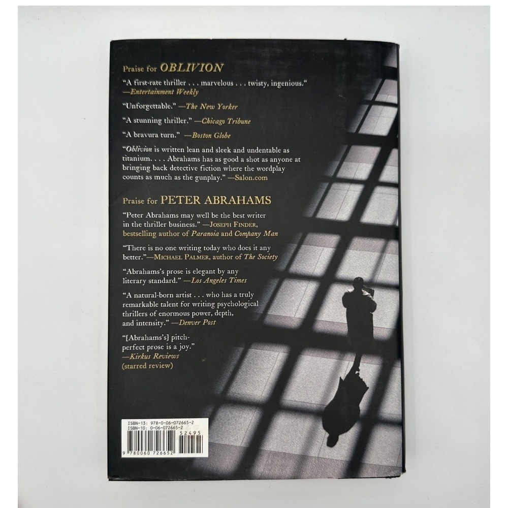 End of Story A Novel of Suspense by Peter Abrahams Copyright 2006 Hardcover Book - Picture 2 of 7